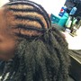 Medium knotless braids