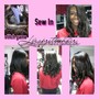 Traditional Sew In middle part