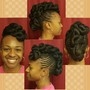 2 strand twist with natural hair