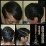 Natural Silkout/SilkPress(short hair/molded)