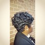 Shampoo and Style Relaxed Hair