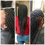 Bob Length, Small-Medium Goddess Braids