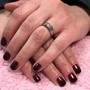 CND shellac with manicure