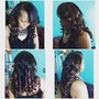 Natural Two Strand Twists (Medium Length Hair)