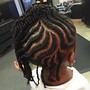 Large cornrows