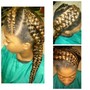 NATURAL UPDO/ FREESTYLE CORNROWS