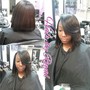 Relaxer cut and style