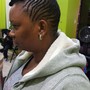 NATURAL UPDO/ FREESTYLE CORNROWS