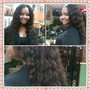 Roller set (barrel curls) sew in (special)