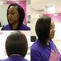 Relaxer/sew in pieces/ treatment/ trim and semi permanent color