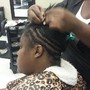 Individual Braids Front Hairline