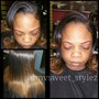 Highlights on natural hair