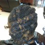 Invisible Locs on Natural Hair