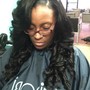 Lace closure sew-in