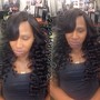 Braid Down Natural Hair+ Styling of Wig