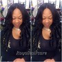 Braid Down Natural Hair+ Styling of Wig