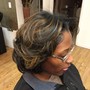 Relaxer/Cut/style (Short Hair)