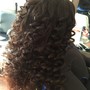 short hair relaxer and curl