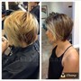 Medium length unisex haircut