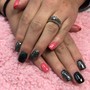 CND shellac with manicure