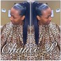 (Kids)Braided Ponytail and Styled Weave