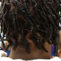 Loc Maintenance. Shampoo and retest mid back