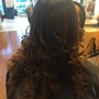 Shampoo and BlowDry. Roundbrush only