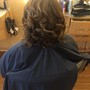 Shampoo and BlowDry. Roundbrush only