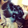 UPDO/ PONYTAILS (on natural hair)