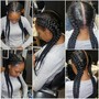 Adult crochet with twist/braids/loc