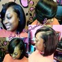 Wash and Bump (relaxed hair)