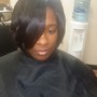 relaxer/ oil treatment and steam