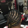 Men’s Braids (full head single braids)