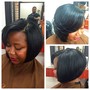 Relaxer virgin short pixie