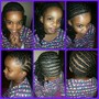 Basic cornrows (no weave added)