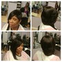 women haircut Inc. Shampoo/ blow dry