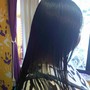 French Roll and Basket Weave Updo Curling Style (Relaxer or Natural Hair)