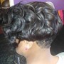 Updo for Relaxed/Natural Hair Style