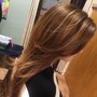 Partial highlight / balayage / foilage