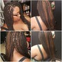 Kinky twist with curls