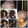 Adult crochet with twist/braids/loc