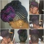 Adult crochet with twist/braids/loc