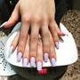 French manicure Shellac