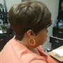 Hard wrap short style plus cut