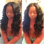 Closure Sew In over Dreads