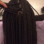 Box Braids large mid back