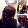 Root Color Touch Up, Flat Iron