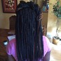 Box Braids large mid back