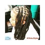 Box Braids cut on 1side shoulder length