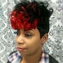 Pixie cut quick weave